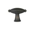Emtek 86227MB Tuscany Bronze Fluted Finger Knob, 1-3/4" Dimension, 1-1/4" Projection, Medium Bronze