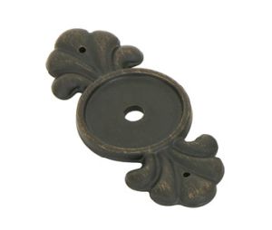 Emtek 86234MB Tuscany Bronze Back Plate for Knob, 2-1/4" Dimension, Medium Bronze