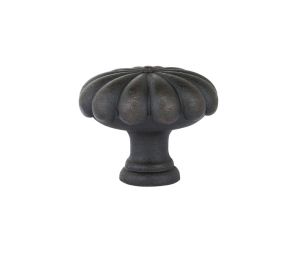 Emtek 86245MB Tuscany Bronze Twist Round Knob, 1-1/4" Diameter, 1-1/4" Projection, Medium Bronze