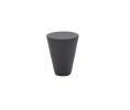 Emtek 86262US19 Contemporary, Cone Knob, 1-1/8" Diameter, 1-3/8" Projection, Flat Black