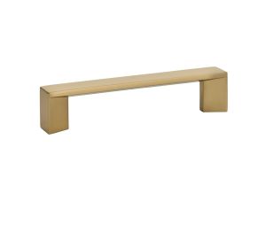 Emtek 86267US4 Contemporary, Trinity Pull, 1" Projection, 10" CTC, Satin Brass