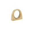 Emtek 86270US3NL Contemporary, Ring Knob, 1-1/4" Projection, Unlacquered Brass