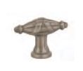 Emtek 86279US15A Ribbon & Reed Finger Knob, 1-3/4" Dimension, 1-1/4" Projection, Pewter