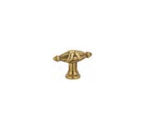 Emtek 86280US7 Ribbon & Reed Finger Knob, 3" Dimension, 1-5/8" Projection, French Antique