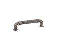 Emtek 86283US15A Ribbon & Reed Fixed Pull - Estate, 1-1/4" Projection, 3" CTC, Pewter