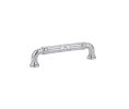 Emtek 86283US26 Ribbon & Reed Fixed Pull - Estate, 1-1/4" Projection, 3" CTC, Polished Chrome