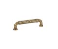 Emtek 86283US7 Ribbon & Reed Fixed Pull - Estate, 1-1/4" Projection, 3" CTC, French Antique