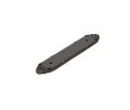 Emtek 86294US10B Ribbon & Reed Back Plate for Pull, Oil Rubbed Bronze