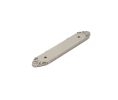 Emtek 86294US15 Ribbon & Reed Back Plate for Pull, Satin Nickel