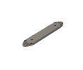 Emtek 86294US15A Ribbon & Reed Back Plate for Pull, Pewter