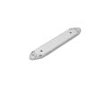 Emtek 86294US26 Ribbon & Reed Back Plate for Pull, Polished Chrome