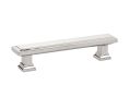Emtek 86299US14 Geometric Rectangular Pull, 1-1/8" Projection, 3" CTC, Polished Nickel