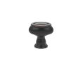 Emtek 86304US10B Geometric Oval Cabinet Knob, 1-1/4" Dimension, 1-1/4" Projection, Oil Rubbed Bronze