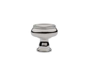 Emtek 86305US14 Geometric Oval Cabinet Knob, 1-1/2" Dimension, 1-1/2" Projection, Polished Nickel