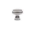 Emtek 86304US14 Geometric Oval Cabinet Knob, 1-1/4" Dimension, 1-1/4" Projection, Polished Nickel
