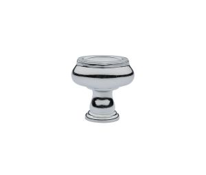 Emtek 86304US26 Geometric Oval Cabinet Knob, 1-1/4" Dimension, 1-1/4" Projection, Polished Chrome