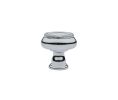 Emtek 86304US26 Geometric Oval Cabinet Knob, 1-1/4" Dimension, 1-1/4" Projection, Polished Chrome