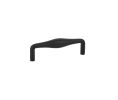 Emtek 86309US19 Mid Century Modern, Dane Pull, 1-1/2" Projection, 3" CTC, Flat Black