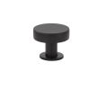 Emtek 86321US19 Mid Century Modern, Cadet Knob, 1" Diameter, 1-1/8" Projection, Flat Black