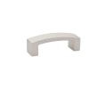 Emtek 86324US14 Mid Century Modern, Bauhaus Pull, 1-1/8" Projection, 3" CTC, Polished Nickel