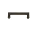 Emtek 86332MB Sandcast Bronze Rail Pull, 1-1/4" Projection, 3" CTC, Medium Bronze