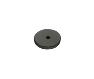 Emtek 86341FB Sandcast Bronze Round Back Plate, 1-1/4" Dimension, Flat Black Bronze