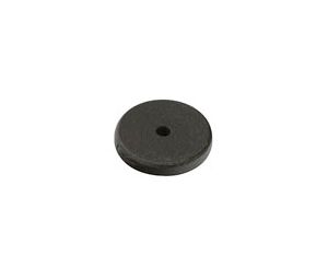Emtek 86341MB Sandcast Bronze Round Back Plate, 1-1/4" Dimension, Medium Bronze