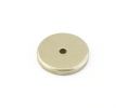 Emtek 86341TWB Sandcast Bronze Round Back Plate, 1-1/4" Dimension, Tumbled White Bronze