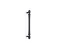 Emtek 86343US19 Spindle Appliance Pull, 2-1/8" Projection, 12" CTC, Flat Black