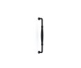 Emtek 86347FB Tuscany Bronze, Fluted Appliance Pull, 2" Projection, 12" CTC, Flat Black Bronze
