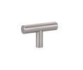 Emtek 86357US15 Contemporary, Bar Knob, 2" Dimension, 1-1/4" Projection, Satin Nickel