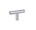Emtek 86357US26 Contemporary, Bar Knob, 2" Dimension, 1-1/4" Projection, Polished Chrome
