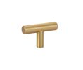 Emtek 86357US3NL Contemporary, Bar Knob, 2" Dimension, 1-1/4" Projection, Unlacquered Brass