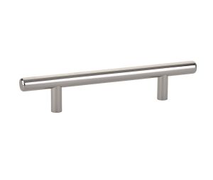 Emtek 86360US14 Contemporary, Bar Pull, 1-1/4" Projection, 4" CTC, Polished Nickel