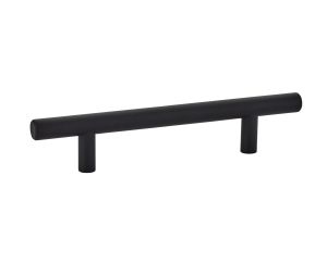 Emtek 86360US19 Contemporary, Bar Pull, 1-1/4" Projection, 4" CTC, Flat Black