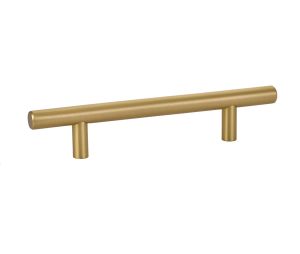 Emtek 86360US3NL Contemporary, Bar Pull, 1-1/4" Projection, 4" CTC, Unlacquered Brass