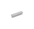 Emtek 86374US15 Carbon Fiber Silver Bin Pull, 1" Projection, 3" CTC, Satin Nickel