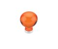 Emtek 86536US4 Bristol Cabinet Knob Tangelo, 1-1/4" Diameter, 1-5/8" Projection, Satin Brass