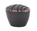 Emtek 86405US10B Curvilinear, Sweep Knob, 1-3/8" Dimension, 1" Projection, Oil Rubbed Bronze