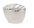 Emtek 86405US14 Curvilinear, Sweep Knob, 1-3/8" Dimension, 1" Projection, Polished Nickel