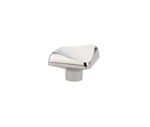 Emtek 86410US14 Curvilinear, Bezier Knob, 1-3/8" Dimension, 1" Projection, Polished Nickel