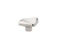 Emtek 86410US14 Curvilinear, Bezier Knob, 1-3/8" Dimension, 1" Projection, Polished Nickel