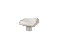 Emtek 86410US15 Curvilinear, Bezier Knob, 1-3/8" Dimension, 1" Projection, Satin Nickel