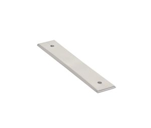 Emtek 86419US15 Curvilinear, Neos Back Plate for Pull, Satin Nickel
