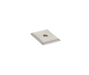 Emtek 86420US15 Curvilinear, Neos Back Plate for Knob, Satin Nickel