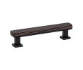 Emtek 86422US10B Art Deco Pull, 1-1/8" Projection, 3-1/2" CTC, Oil Rubbed Bronze