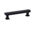 Emtek 86422US19 Art Deco Pull, 1-1/8" Projection, 3-1/2" CTC, Flat Black