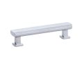 Emtek 86422US26 Art Deco Pull, 1-1/8" Projection, 3-1/2" CTC, Polished Chrome