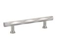 Emtek 86428US15 Art Deco, Tribeca Pull, 1-1/4" Projection, 3-1/2" CTC, Satin Nickel