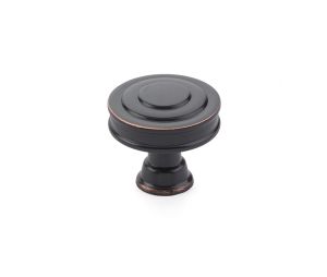 Emtek 86433US10B Art Deco, Newport Knob, 1-3/4" Diameter, 1-1/2" Projection, Oil Rubbed Bronze